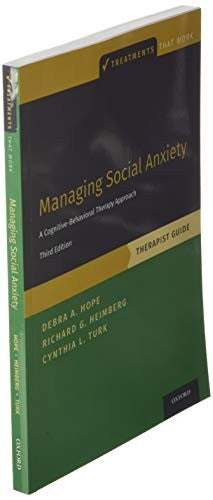 Managing Social Anxiety, Therapist Guide