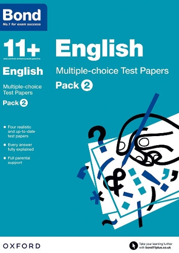 Bond 11+: English: Multiple-choice Test Papers: Ready for the 2026 exam (for GL Assessment & other 11 plus exams)