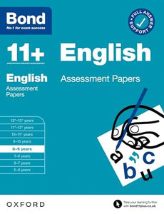 Bond 11+ English Assessment Papers 8-9 years (for GL Assessment & other 11 plus exams) 