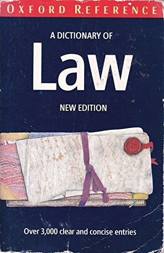 A Dictionary of Law