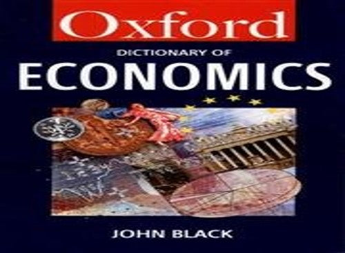 A Dictionary of Economics