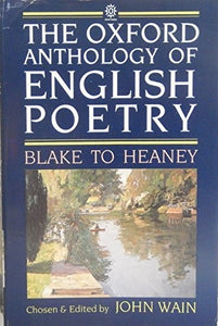 The Oxford Anthology of English Poetry 