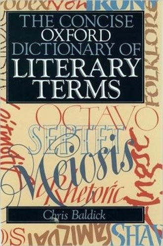The Concise Oxford Dictionary of Literary Terms