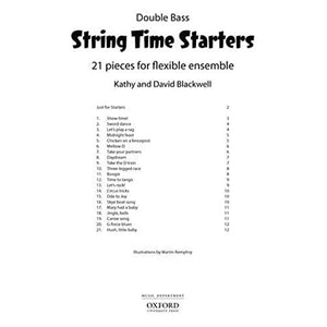 String Time Starters Bass book
