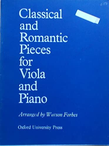 Classical and Romantic Pieces for Viola