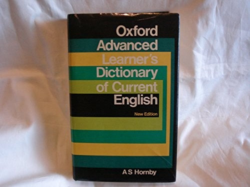 The Oxford Advanced Learner's Dictionary of Current English