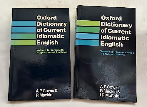 Oxford Dictionary of Current Idiomatic English