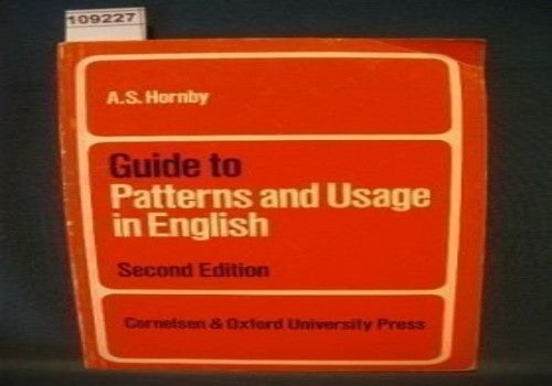 A Guide to Patterns and Usage in English