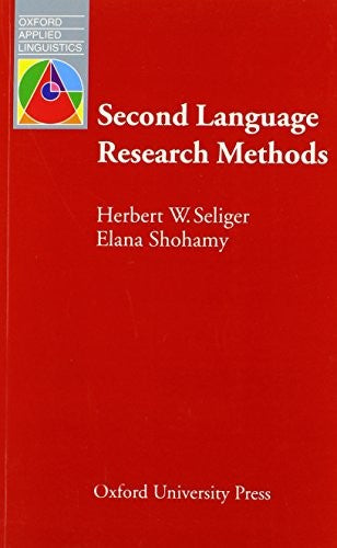 Second Language Research Methods