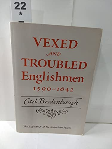 Vexed and Troubled Englishmen, 1590-1642