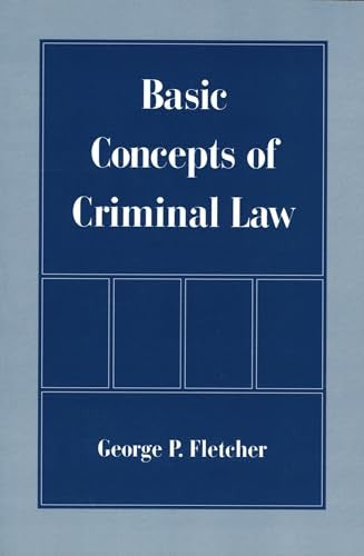Basic Concepts of Criminal Law