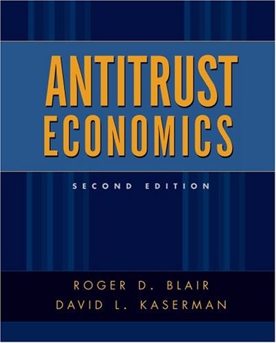 Antitrust Economics
