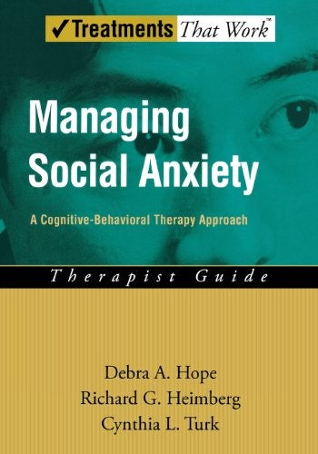 Managing Social Anxiety - Therapist Guide