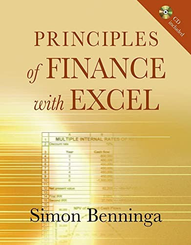Principles of Finance with Excel