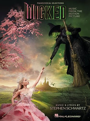 Wicked Piano/Vocal Selections (Melody in the Piano Part) | Sheet Music Book with Movie Adaptation Arrangements for Students Teachers and Musical Theatre Fans | Intermediate Piano Vocal Songbook