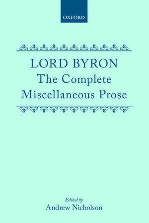 The Complete Miscellaneous Prose