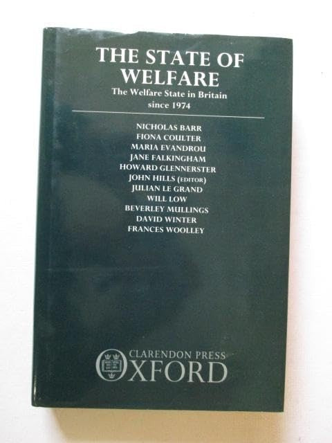The State of Welfare