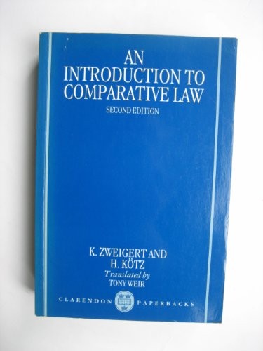 An Introduction to Comparative Law