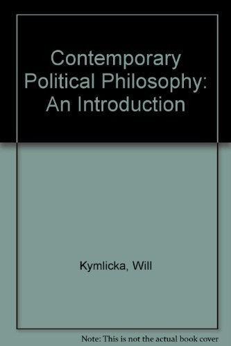 Contemporary Political Philosophy