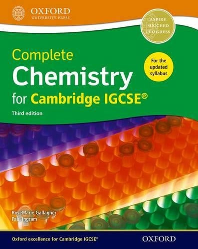 Complete Chemistry for Cambridge IGCSE Student Book