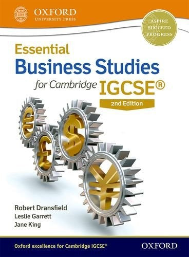 Essential Business Studies for Cambridge IGCSE Student Book