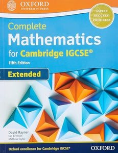 Complete Mathematics for Cambridge IGCSE Student Book (Extended) 
