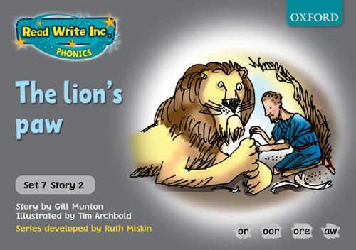 Read Write Inc Phonics Grey Set 7 Storybooks The Lion's Paw