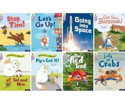 Oxford Reading Tree Word Sparks: Level 1+: Mixed Pack of 8