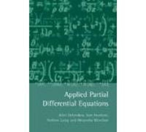 Applied Partial Differential Equations