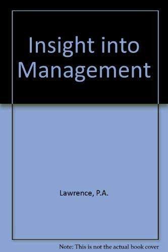 Insight into Management