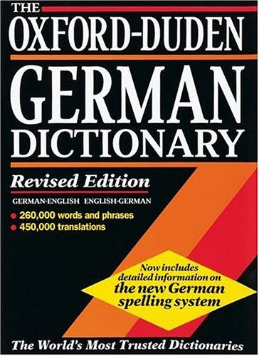 The Oxford-Duden German Dictionary