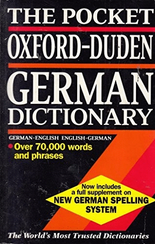 The Pocket Oxford-Duden German Dictionary