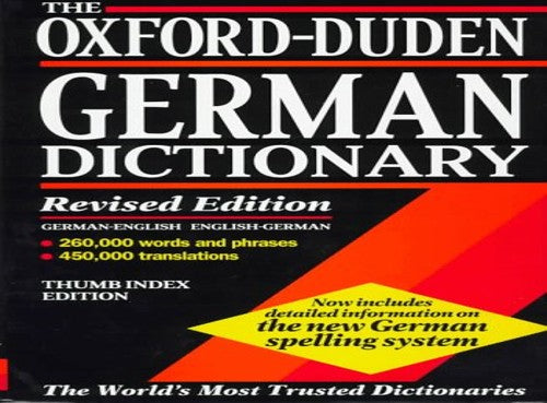 The Oxford-Duden German Dictionary