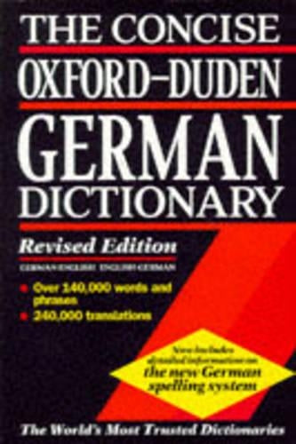 The Concise Oxford-Duden German Dictionary