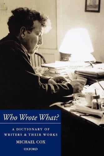 Who Wrote What?