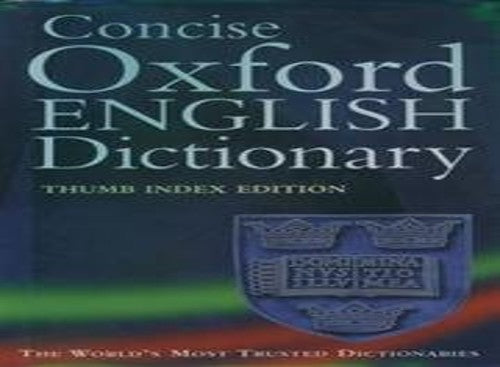 Concise Oxford English Dictionary