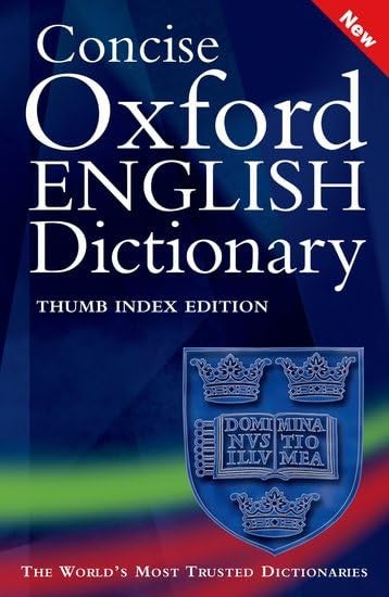 Concise Oxford English Dictionary