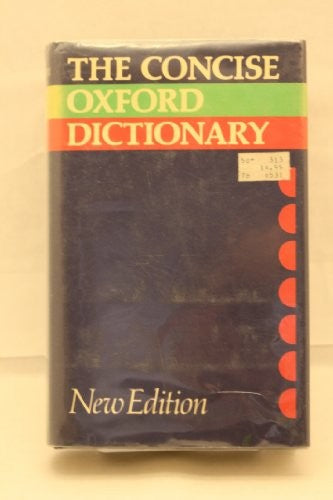 Concise Oxford Dictionary of Current English