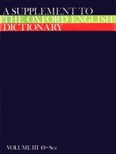 Oxford English Dictionary