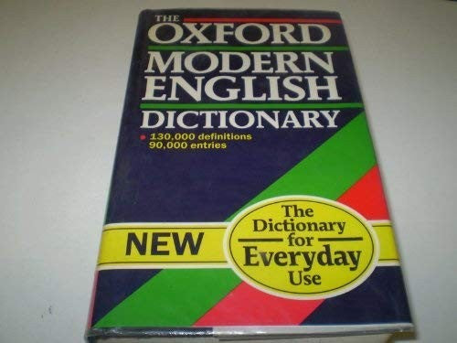 Oxford Modern English Dictionary