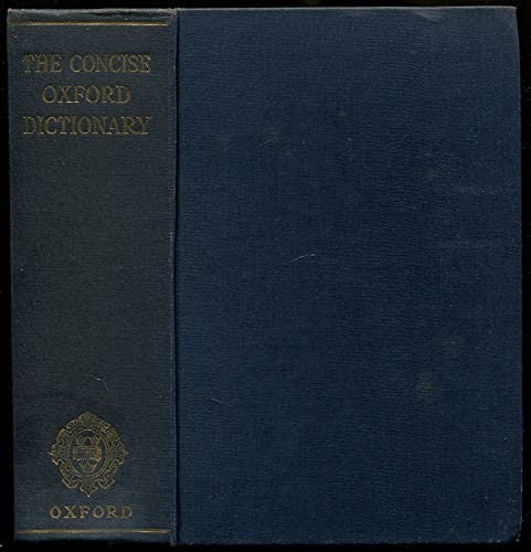 The Concise Oxford Dictionary