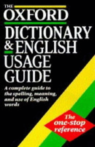 The Oxford Dictionary and English Usage Guide