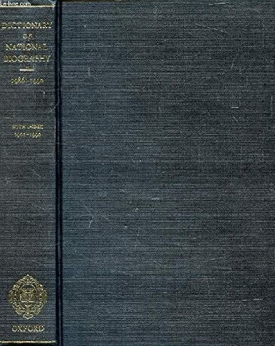 Dictionary of National Biography 1986-90