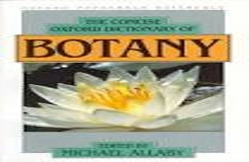 The Concise Oxford Dictionary of Botany