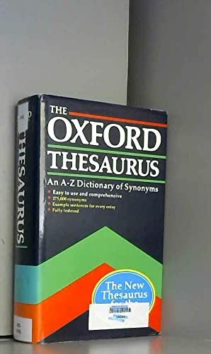The Oxford Thesaurus