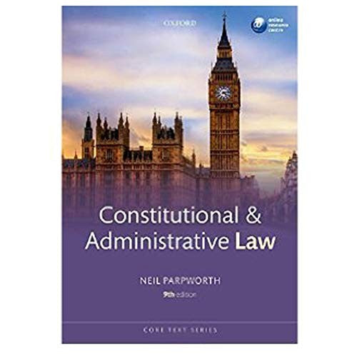 Constitutional & Administrative Law