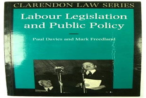 Labour Legislation and Public Policy