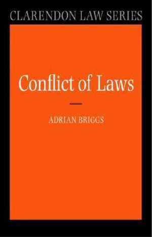 The Conflict of Laws
