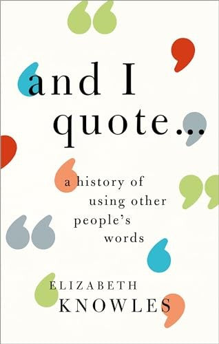 'And I quote...'