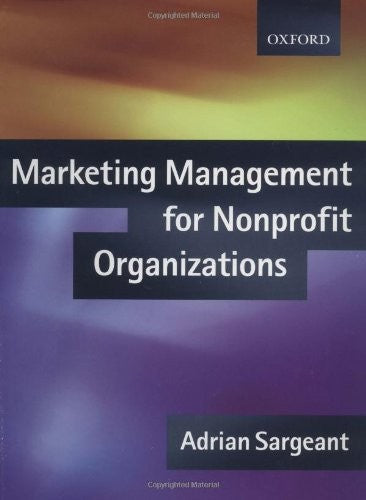 Marketing Management for Non-profit Organizations